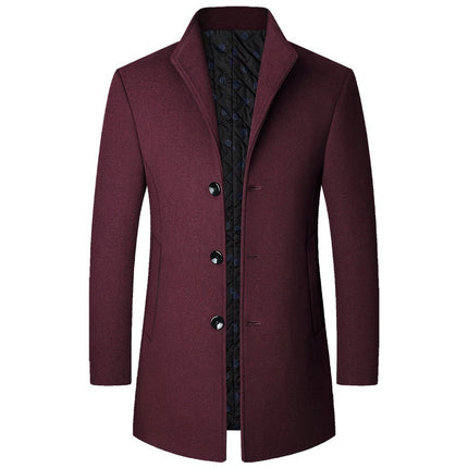 Autumn And Winter Casual Woolen Coat Men