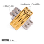Style C-Ring-Gold and Silver