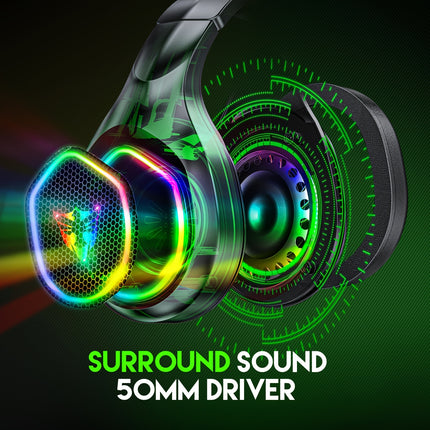 USB Gaming Headphones For PC - 7.1/5.1 Surround Sound, Microphone, Ultra
