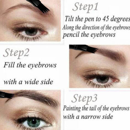CmaaDu 4-head Eyebrow  4-point Eyebrow Pencil