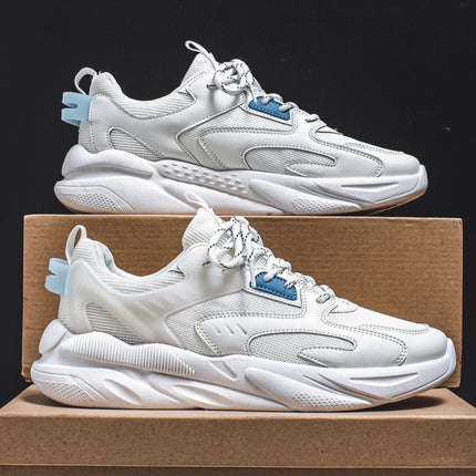 Men'S Lightweight Breathable Slip-Resistant Sneakers Low-Top Sneakers with Arch Support