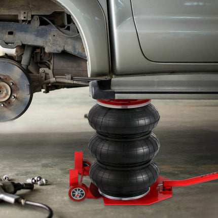 Pneumatic jack Adjustable Folding Handle Air Cushion Lifter 3T/6600Lbs Multi-Function