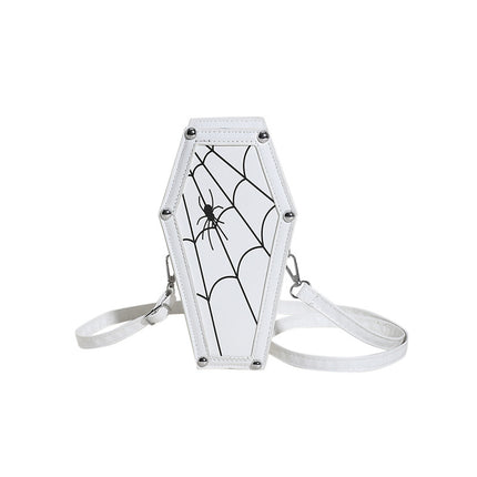 Halloween Coffin-shape Shoulder Bag Gothic