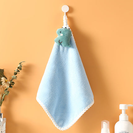 Water Thick Coral Fleece Lollipop Hand Towel