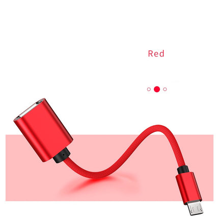 Mcrio OTG Wire Micro To 30A Female Adapter Cable 20 Extended Data Cable OTG Adapter Cable Adapter Cable