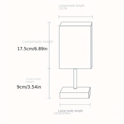 Retro Nostalgic USB Powered Desk Lamp - Creative and Minimalist Bedside Lamp for Home Decor
