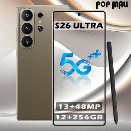 S25 Upgraded Version S26 Ultra 5G Stylish Unlocked Phone (Android, Dual Sim) | Built-In Stylus,