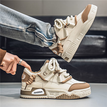 Men's Large Size Sneakers (US 10-13/EU 39-46) - Heavy Duty PVC Sole, Lightweight Breathable Shoes