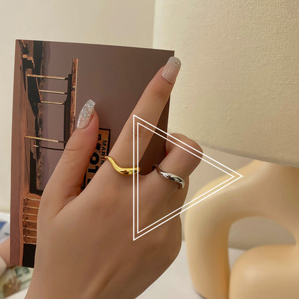 Simple-line Ring For Women Creative Design