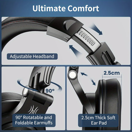 Professional Studio & Gaming Headset with Boom Mic