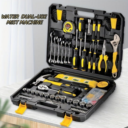 108pcs Tool Set for Home Use, Including Manual Tools for Automotive Repair in a Toolbox