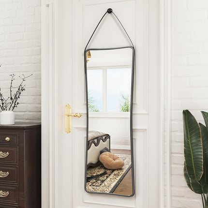 16"x48" Wall Mirror Full Length, Wall-Mounted Mirror, Irregular Mirror, Body Mirror For Wall In Bedroom,