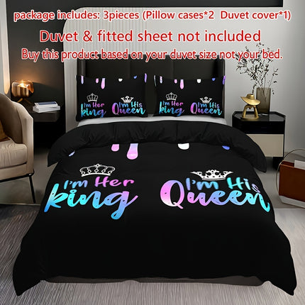 Duvet Cover Set (1 Duvet Cover + 2 Pillowcase Without Pillow Insert
