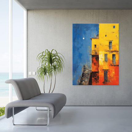 Handmade Oil Painting Canvas Wall Art Decoration Modern Abstract For Home Living Room Decor Entrance Architecture Landscape Niche Art Installation Rolled Frameless Unstretched Painting