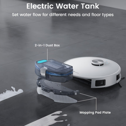 LEFANT M1G Robot Vacuum Cleaner Mop, LiDAR Navigation, 5500Pa Robot Vacuum Cleaner 200 Minutes,