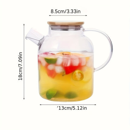 Teapot Featuring an Infuser – Can Be Reused, Safe for Microwave Use, – Recyclable