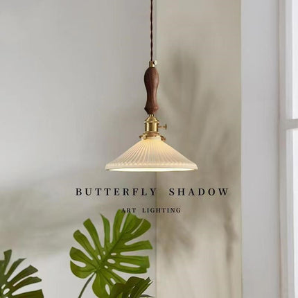 Brass Ceramic Small Droplight Bedroom Bedside Lamp