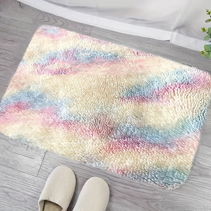 A Plush Carpet, Fluffy for The Bedroom, Rectangular Bedside Rug, Suitable for Living Rooms, Bedrooms