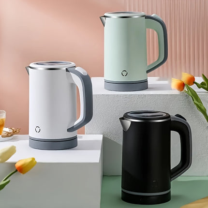 1pc Small Electric Kettle with Detachable Rotating Storage Base, Keeps Power Cord Neat