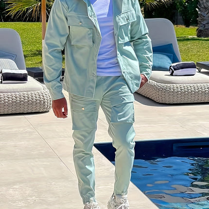 New European and American Cross-border Casual Sports Trendy Fashion Suit