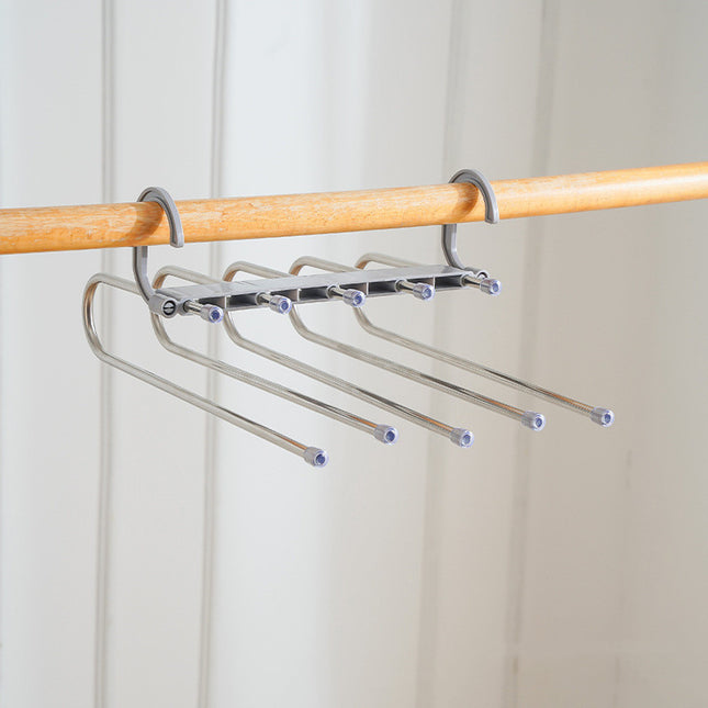 Folding Pant Rack Multifunctional Multi-layer Hanger Storage Fantastic