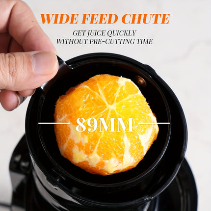 Juicer 55RPM Powerful Motor, High Juice Yield, Easy Cleaning and Operation, Quiet