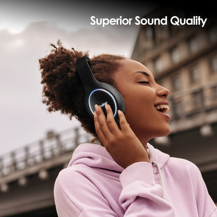 Wireless Headphones, With 1000mAh Battery Capacity, 120-hour Playtime, 3 EQ Modes,