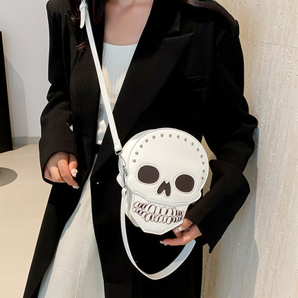 Halloween Skull Shoulder Bag Girls Funny Cute