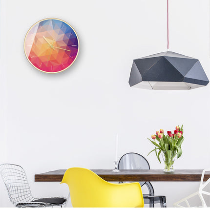Wall Clock Living Room Home Dining Room Bedroom Quartz Creative Clocks Mute