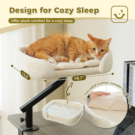 Desktop Cat Bed With Rotating And Adjustable-height Pet Cat Climbing