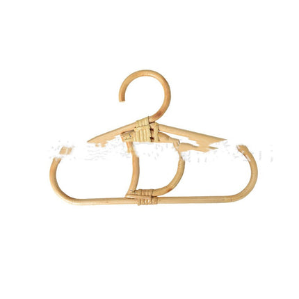 Handmade Rattan Clothes Hanger For Children
