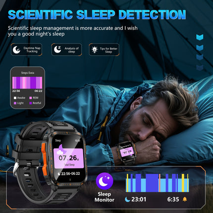 Smartwatch with 1.96-inch 40mm Full Touch Screen, Sports Smartwatch for Men & Women,