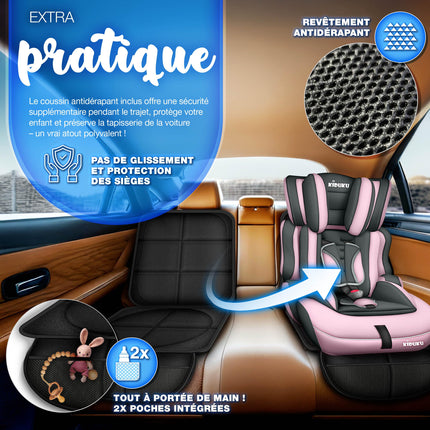 Child Car Seat 9-36 Kg (1-12 Years) with Cushion for Child Seat - ECE R129/03 Car Seat, Group 1/2/3 Child Car Seat 5
