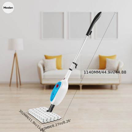MultiPurpose Powerful Steam Detachable Floor Steamer for Hardwood
