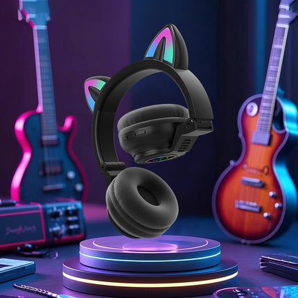 Wireless Headphones, Foldable Design for Easy Portability, Hifi Stereo Sound, Suitable for Watching Videos