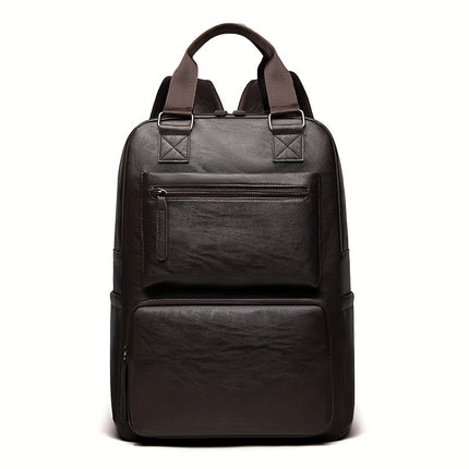 Unisex Casual Backpack - Large Capacity, Lightweight, Adjustable Straps, Zip Closure,