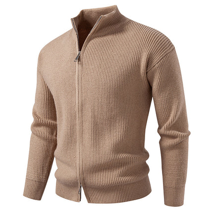 Men's Zipper Cardigan Sweater Coat