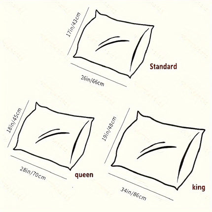 3D 2-piece soft luxury five-star hotel quality pillow, deep sleep neck support, all season pillow core