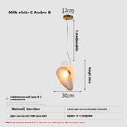 Warm Light / Amber B Milky White C