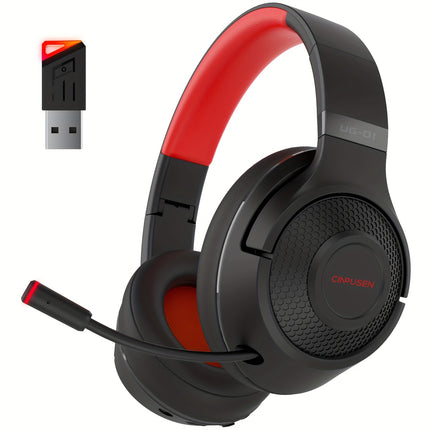 Wireless Gaming Headset with Noise-Canceling Mic,
