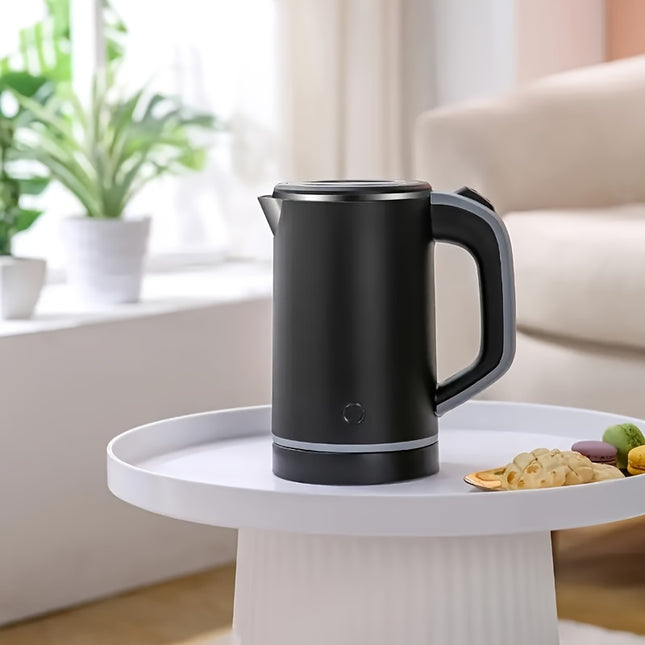 1pc Small Electric Kettle with Detachable Rotating Storage Base, Keeps Power Cord Neat