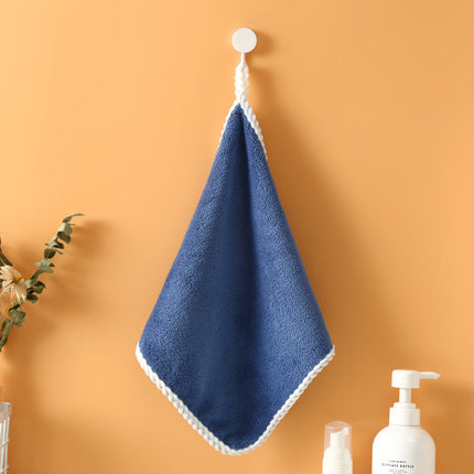 Water Thick Coral Fleece Lollipop Hand Towel