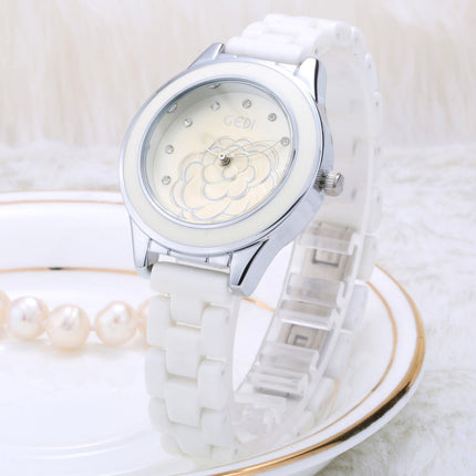 Trendy Fashion Waterproof Ladies Ceramic Watch