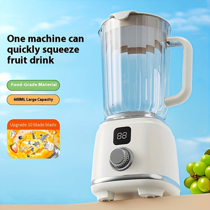 Juicer, 7, 4V Mini Ice Crusher with LED Display Mixer, USB Rechargeable Portable Blender