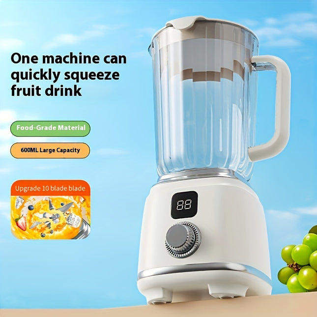 Juicer, 7, 4V Mini Ice Crusher with LED Display Mixer, USB Rechargeable Portable Blender