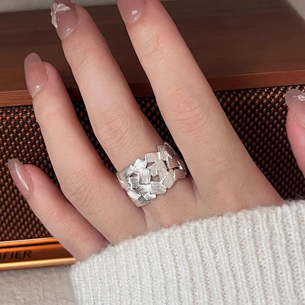 Unique Designer-Style Fragment-Mosaic Ring For Women