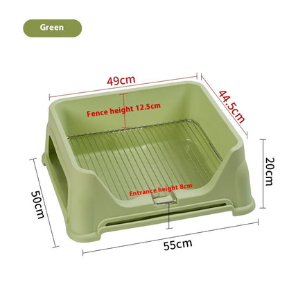 Large Stainless Steel Mesh Frame For Dog Restroom