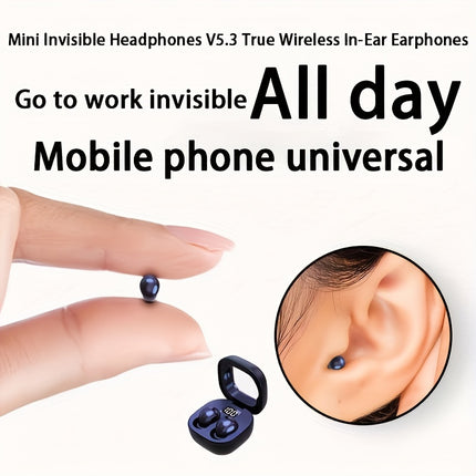 Wireless In-Ear Earphones, Noise Cancelling,Invisible,HiFi Sound Quality, Sport,sport,sleep,