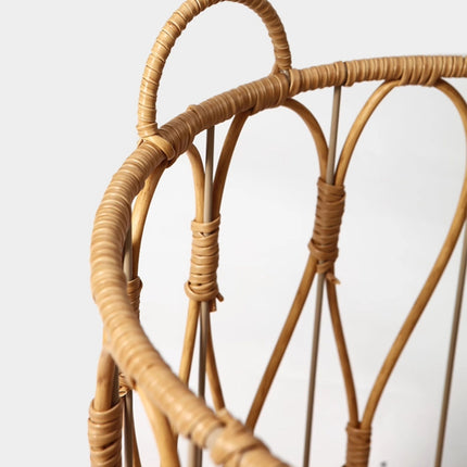 Rattan Storage Basket Woven Dirty Laundry