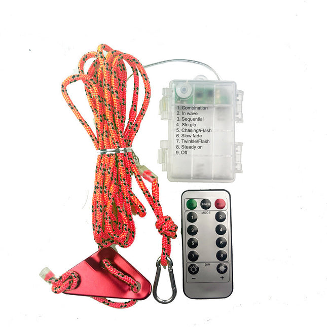 Canopy Tent Camping Decoration Luminous Wind Rope